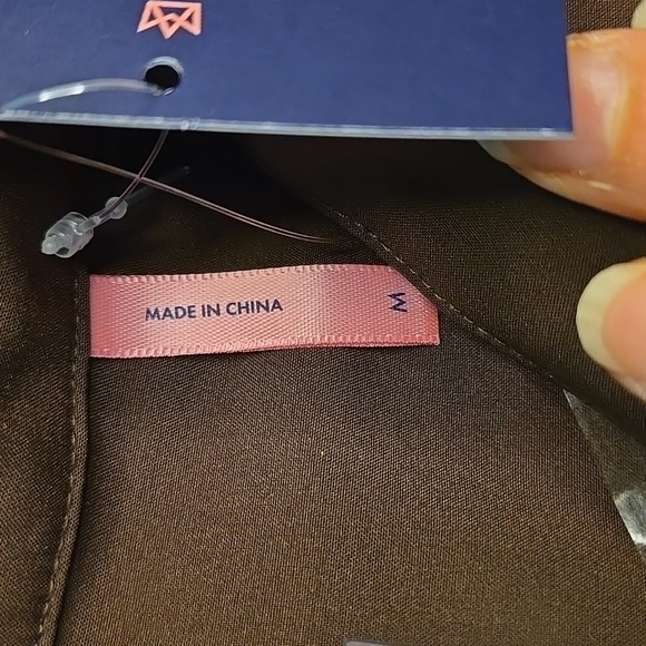 Modern Ambition Long Sleeve Tie-waist Shirtdess Size M - Picture 6 of 6